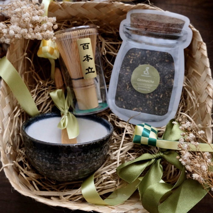 

Bf301Gf Matcha Japanese Gift Set - Tealosofi Bamboo Whisk Chasen Hampers Kado Gdfd601A