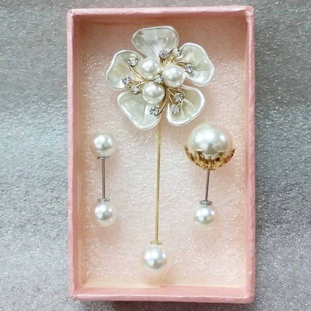 Set Tuspin Hijab Premium Kado  Bros Selebgram