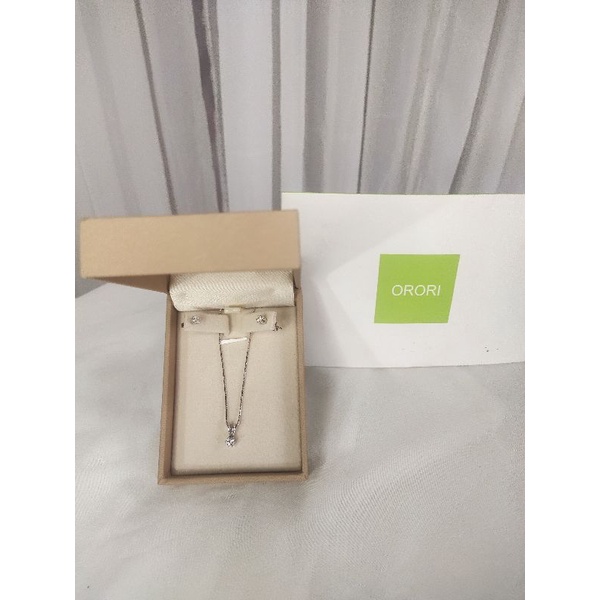 Kalung anting set berlian Orori