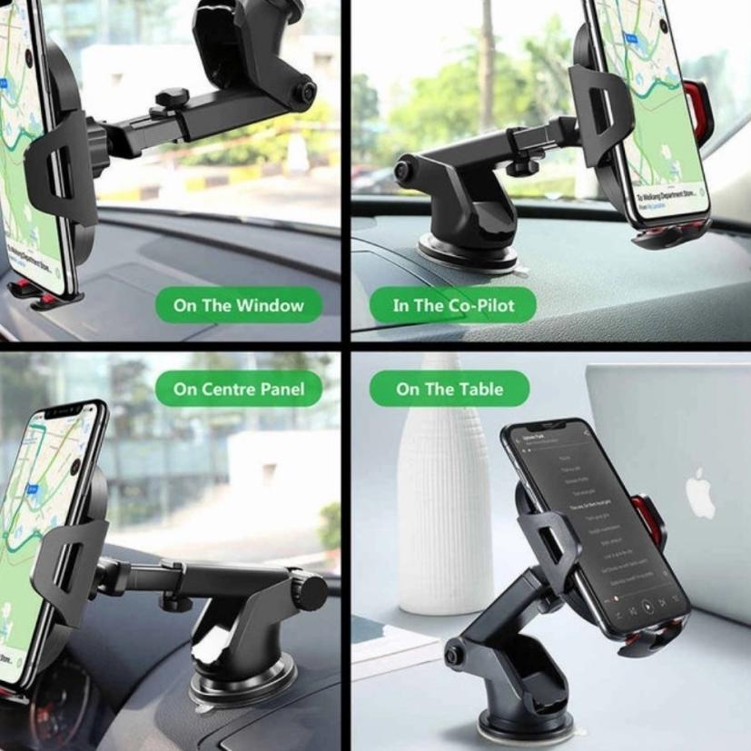 Harga Diskon Car Dashboard Phone Holder - Dudukan Penjepit Hp Di Dasbor Mobil 360°