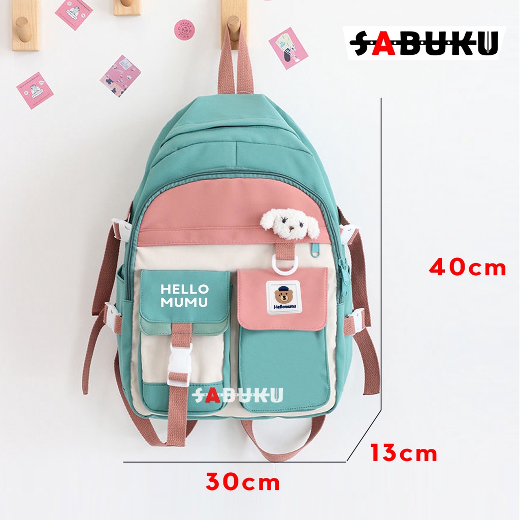 Tas Sekolah Anak Perempuan Ransel Wanita Backpack Ransel Punggung Gendong Tas Sekolah SD SMP - 184