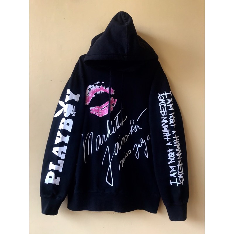 SWEATER HOODIE PLAYBOY x I AM NOT HUMAN BEING