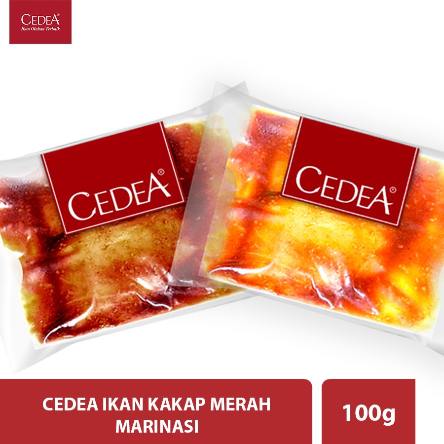 

CEDEA IKAN KAKAP MERAH MARINASI (100 GR)