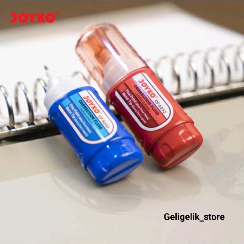 

(LUSIN) TIP-EX CORRECTION FLUID JOYKO CF-S232/ TIP-EX KOREKSI CAIR JOYKO CF-S232