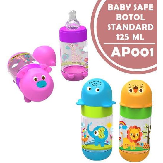 Botol Regular Baby safe 125ml AP001