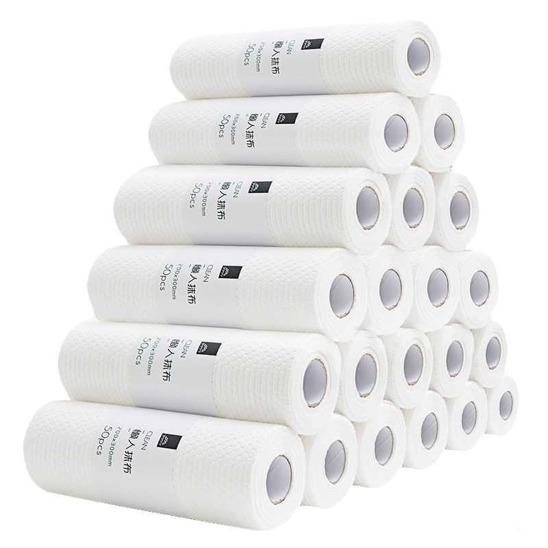 Tisu Kertas Reusable Eou Home Paper Towel 1 Roll 50 Helai