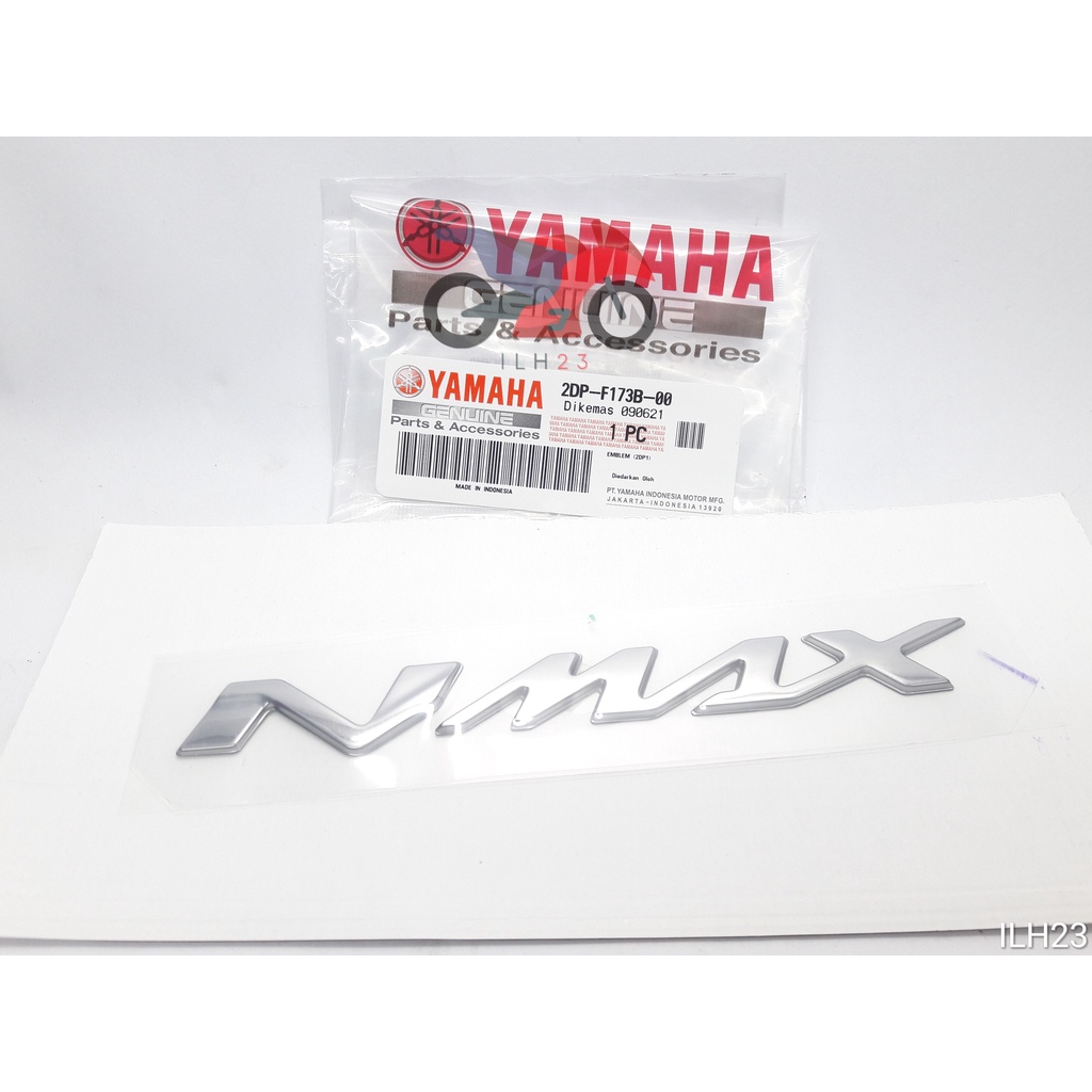 Emblem Logo Nmax Silver Original Yamaha 2DP-F173B-00