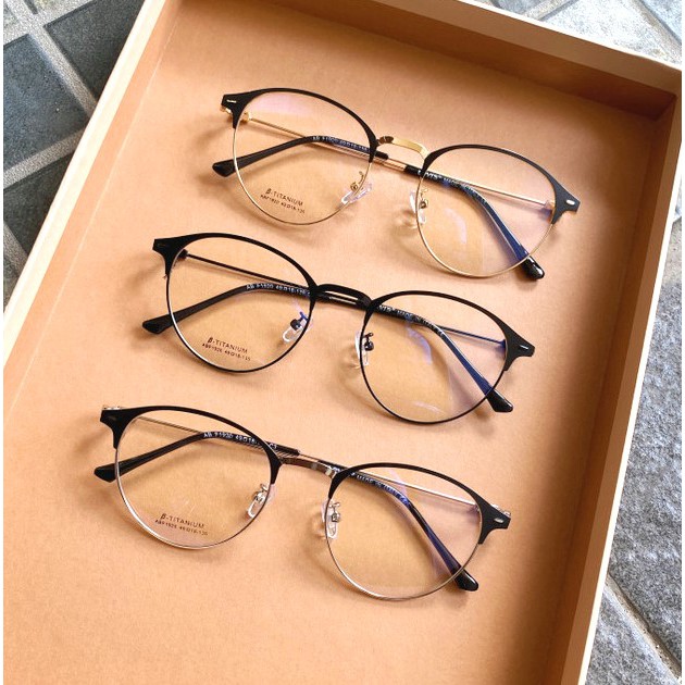 Kacamata Photocromic Frame Oval Berubah Warna 1920