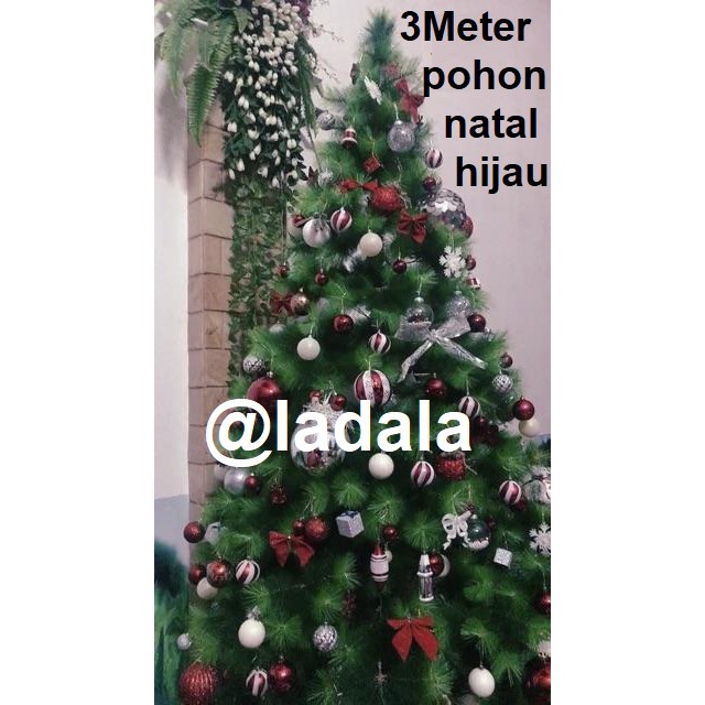 Pohon Natal Hijau Jarum Polos 2,7 meter/9 fit 9C 270 CM 9 feet Tinggi 9feet Lebat 2,7M Murah 2,7 M 7aa 6aa 240cm 210cm 2,4 2,1 3 1meter 2meter 1mtr 2mtr 8feet 7feet P270