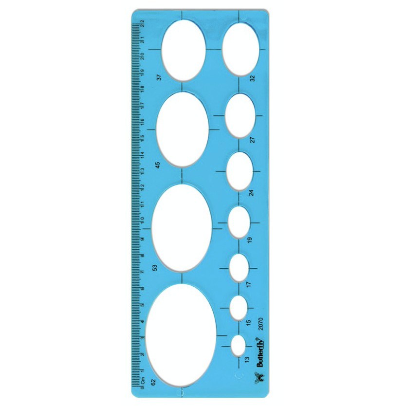 

PENGGARIS CETAKAN BUTTERFLY BT-2070 SABLON TEMPLATE RULER BIDANG MATEMATIKA LINGKARAN BULAT ANAK