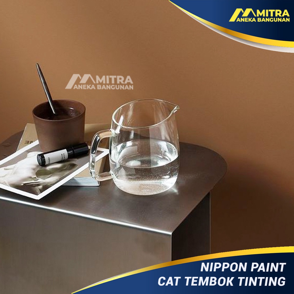 CAT TEMBOK NIPPON PAINT COUNTRY MAPLE NP N 1877 D / EKSTERIOR INTERIOR VINILEX / COKLAT