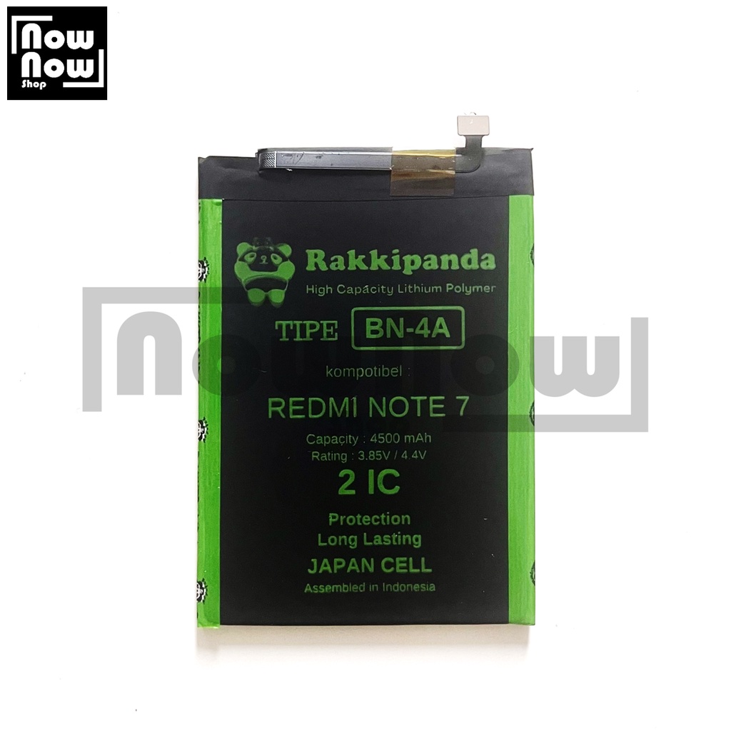 Baterai RakkiPanda Xiaomi Redmi Note 7 / Note 7 Pro / Note 7s BN4A BN 4A Original Batre Batrai Battery HP Garansi Resmi BN 4A