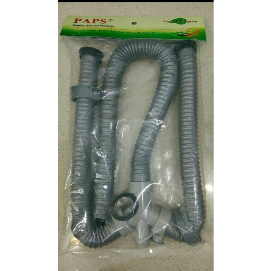 SELANG PEMBUANGAN BAK CUCI PIRING DOUBLE 2 LUBANG /AFUR