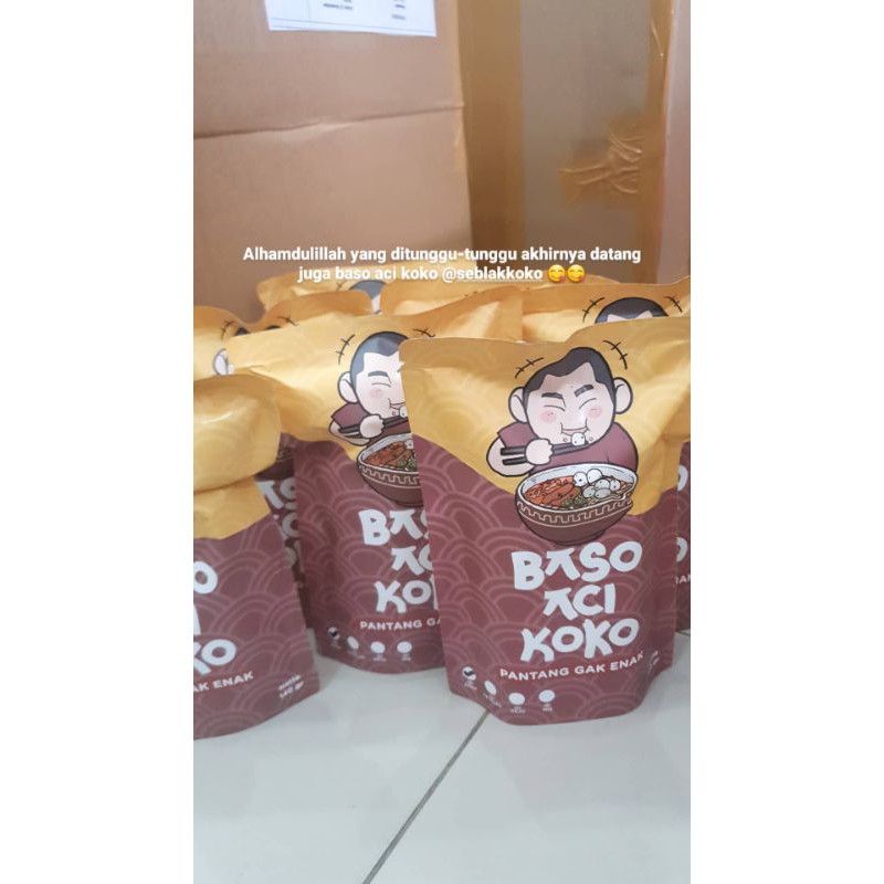 

BASO ACI KOKO / BASO ACI NON MSG / JAJANAN HALAL
