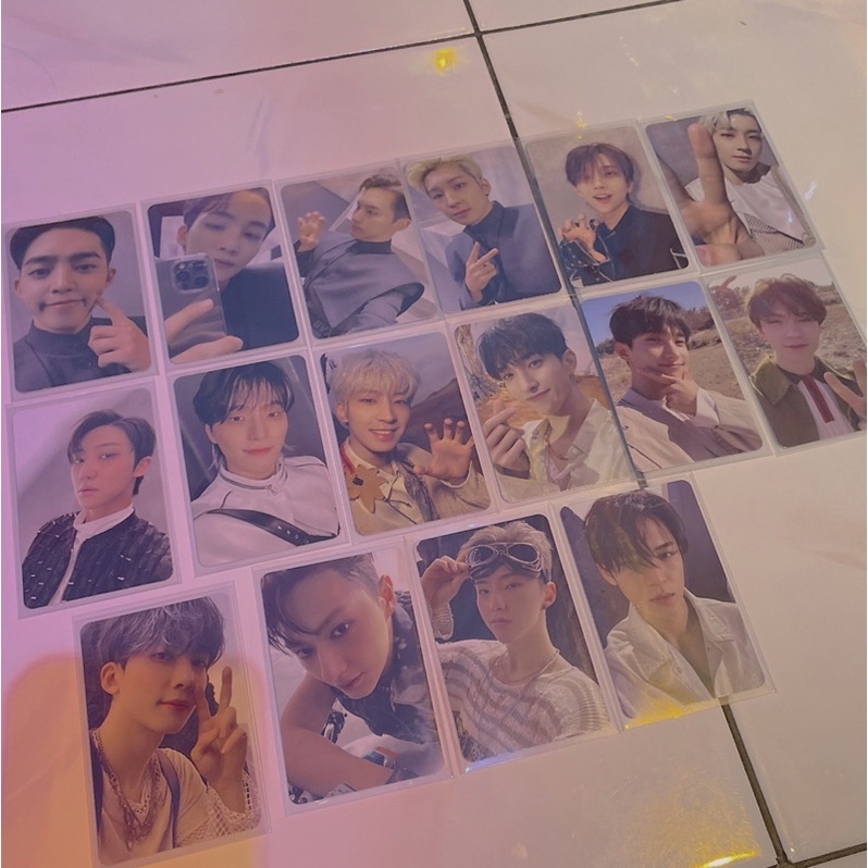 SEVENTEEN 4th ALBUM ' FACE THE SUN ' PHOTOCARD PC CONTROL SHADOW RAY PATH PIONEER WONWOO MINGYU SCOU