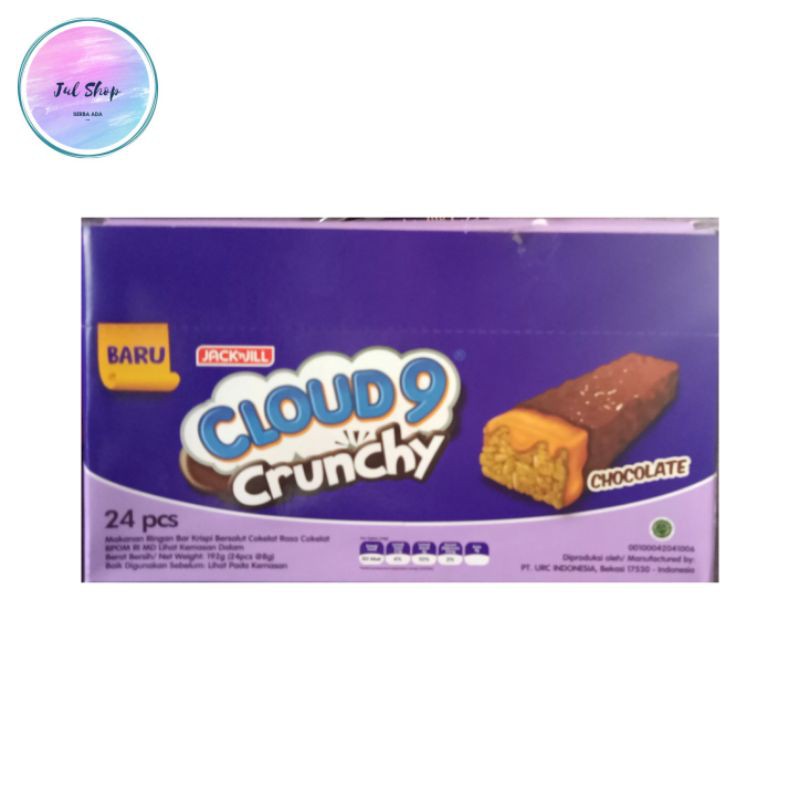 

Cloud9 Crunchy,Jack'n Jill,1box isi 24 pcs