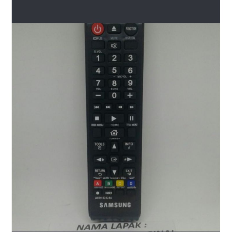 REMOTE REMOT DVD SAMSUNG HOME TEATER AH59-0242A GRADE ORIGINAL