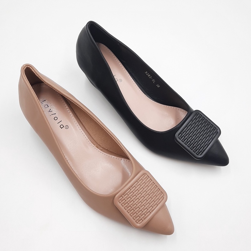 Laviola Shoes - Pantofel Wedges Wanita - 3283 FFD