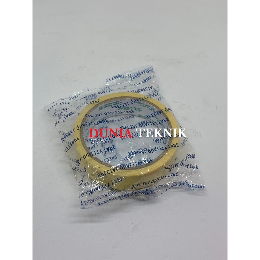 

SURYA TAPE MASKING [SURYA TAPE LAKBAN KERTAS] 15 X 1 INCH ORIGINAL