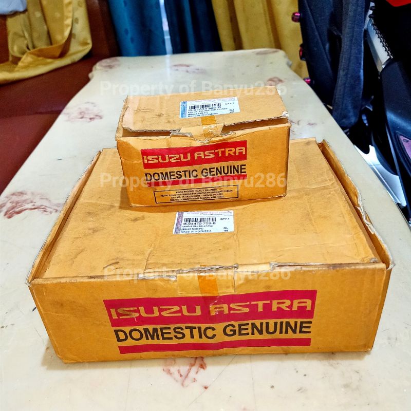 Kampas Rem Depan dan Belakang Set Mobil Isuzu Panther ORIGINAL Bekas / Second Kondisi Bagus