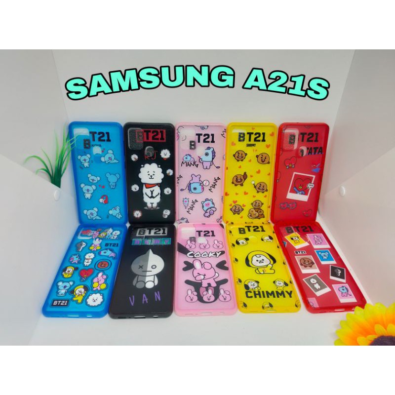 SOFTCASE SAMSUNG A21S BT21 BTS KARAKTER