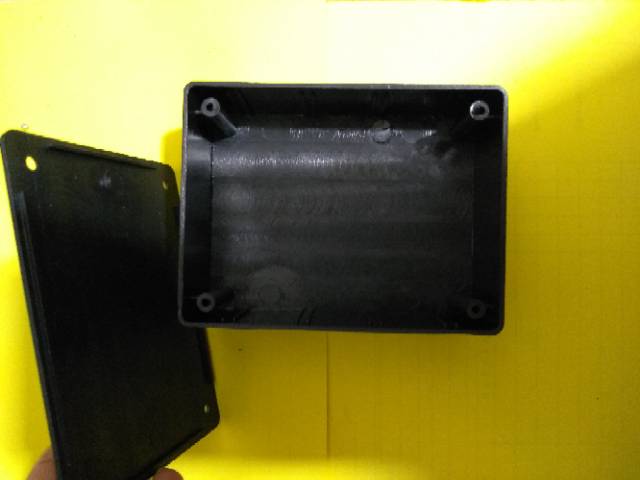 Box B3 hitam plastik box enclosure elektronik module black box kotak  L