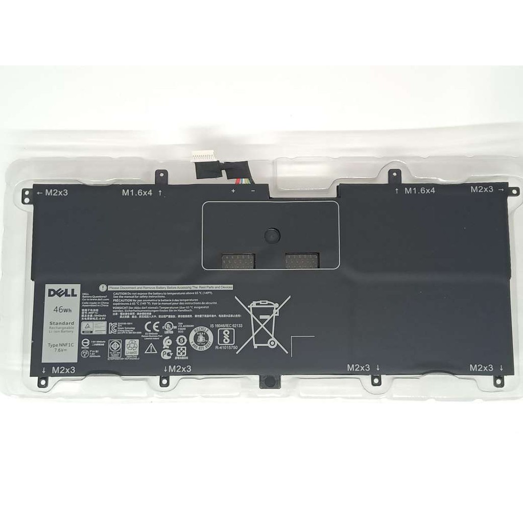Baterai Laptop NNF1C NNFIC DELL XPS 13 9365 XPS13-9365-D1805TS N003X9365-D1516FCN