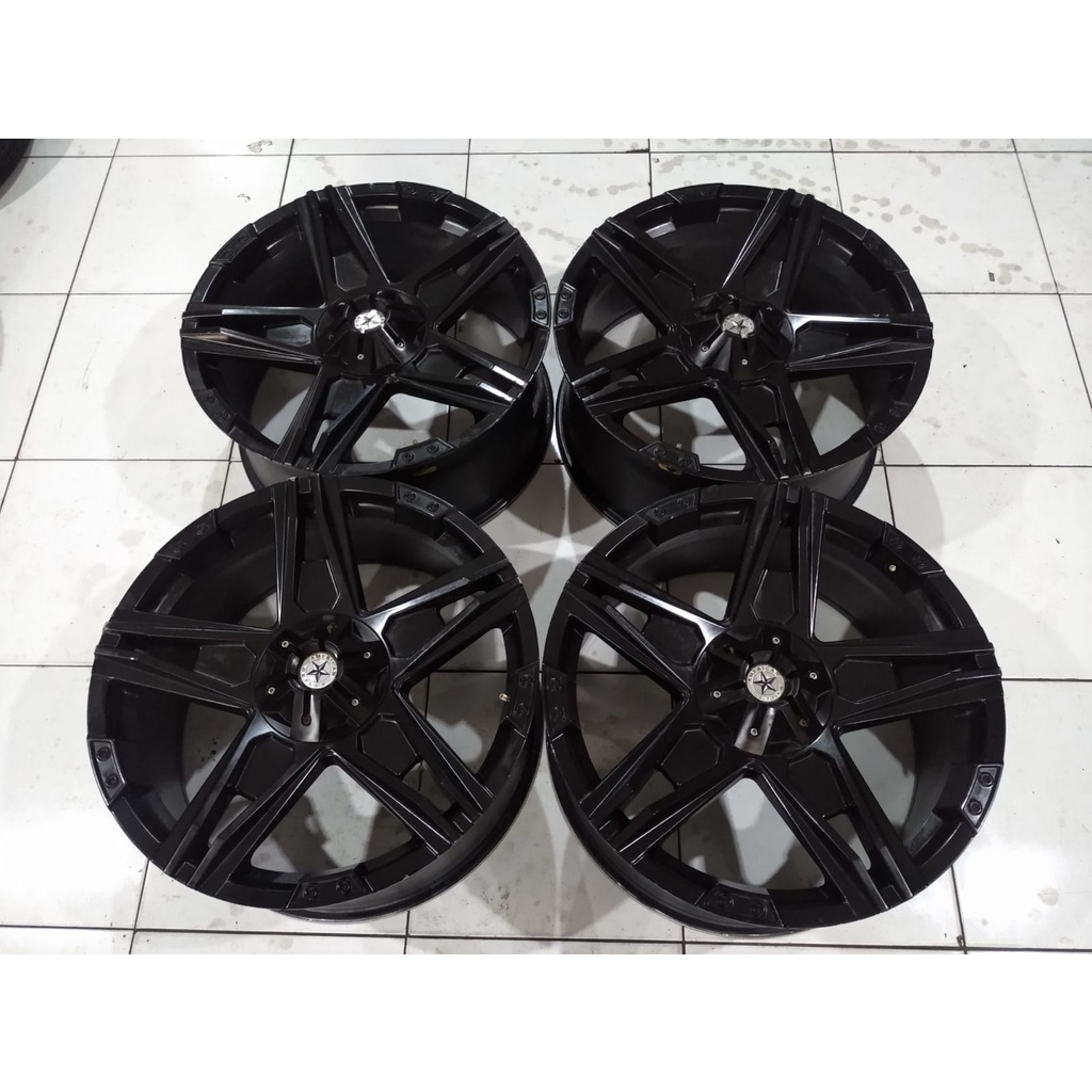 geratis ongkir velg mobil moodel ofroad ring 22x9 pcd 5x127 seken bekas murah  di cibubur