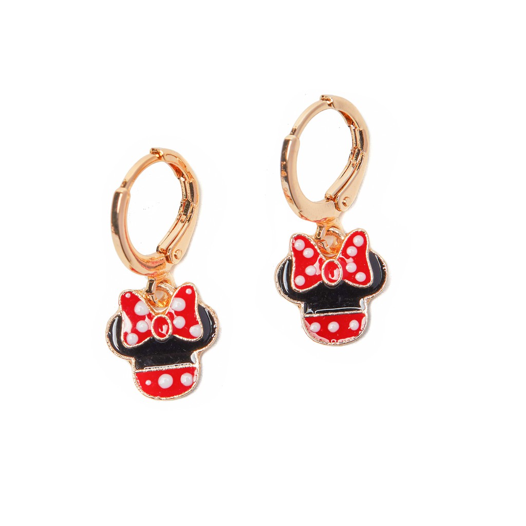 Y132 Perhiasan Lapis Emas Anting Anak Minie Mouse