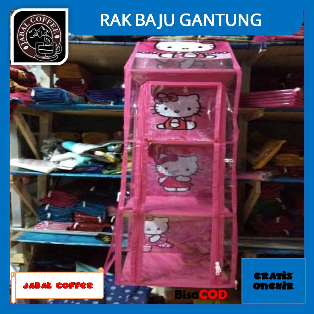 Rak Gantung Baju Karakter Anak 700 Gram / Rak Baju Gantung Karakter Full Resleting / Rak Baju Karakter 18