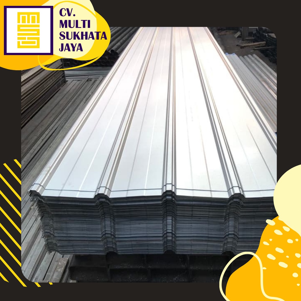 Atap Spandek 0,25mm Silver