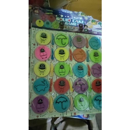 

20pcs Squid Cake Game