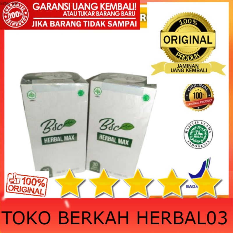100% ASLI Membakar Lemak Tubuh BSC Herbal Max / Body Slim Herbal