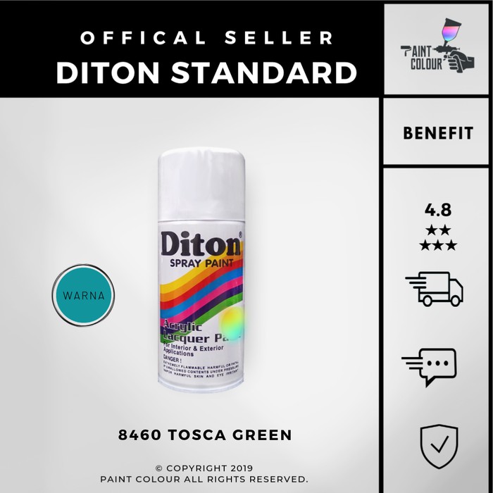 Diton 8460 Tosca Green Cat Semprot/Pylox/Samurai Motor/Helm/Gundam