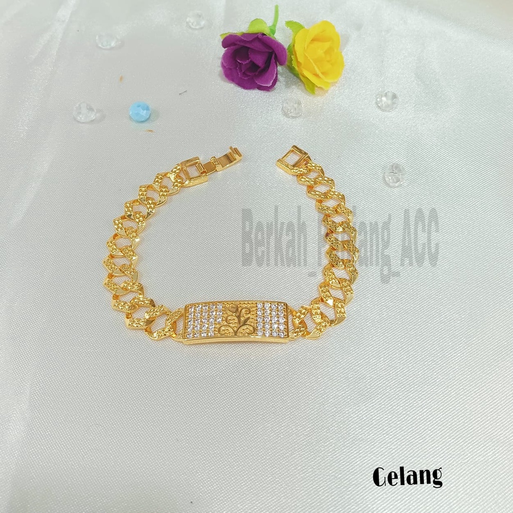 GELANG+CINCIN DAUN SUPER ELEGAN KOREA PERHIASAN ANTI KARAT DAN ANTI LUNTUR