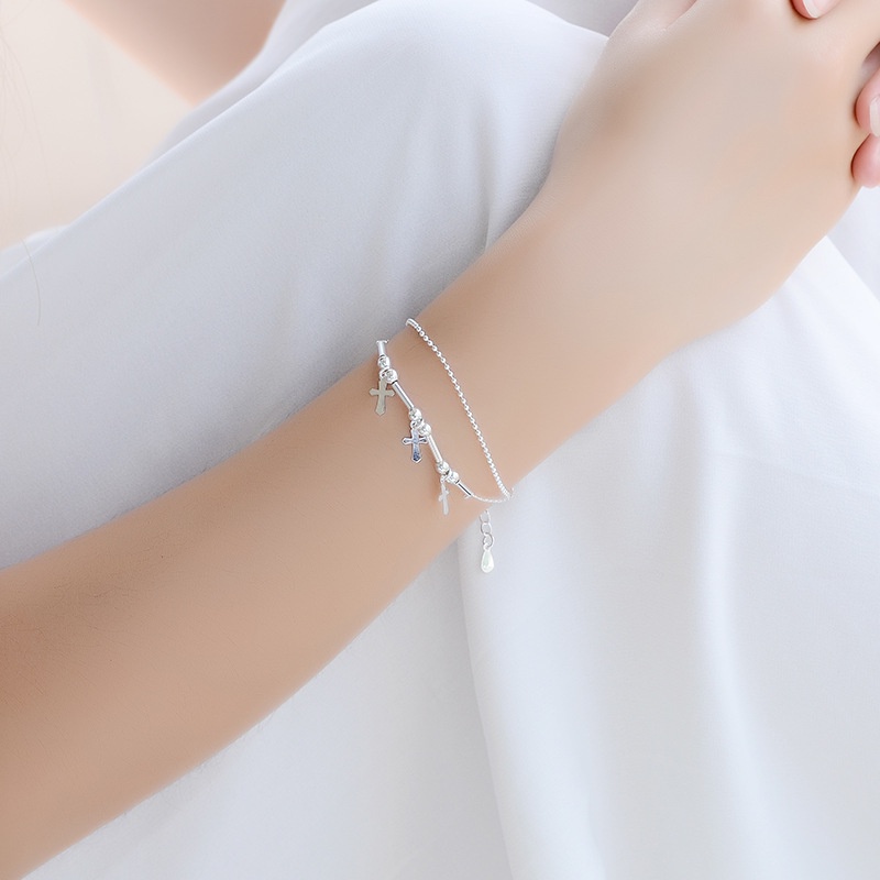 Gelang Pasangan Bahan S925 Silver Untuk Hadiah