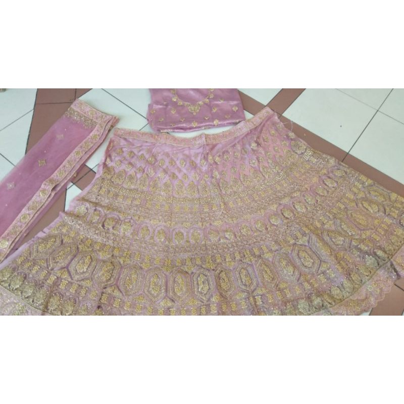 lehengga pink jodha wedding jhoda lengga india dress