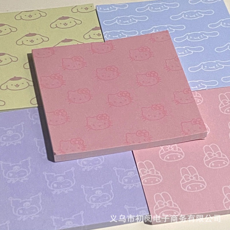 

Japan Notepad Cartoon kartun sticky note kertas hello kitty melody kuromi pompompom [x]