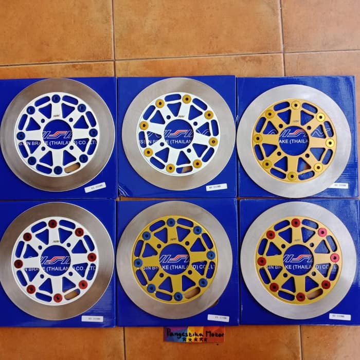PIRINGAN CAKRAM DEPAN NISSIN BUTA CORAK BEAT-VARIO-SCOOPY-MIO 220MM