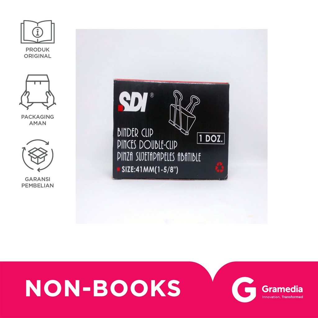 

Sdi Binder Clip 200-0223/12