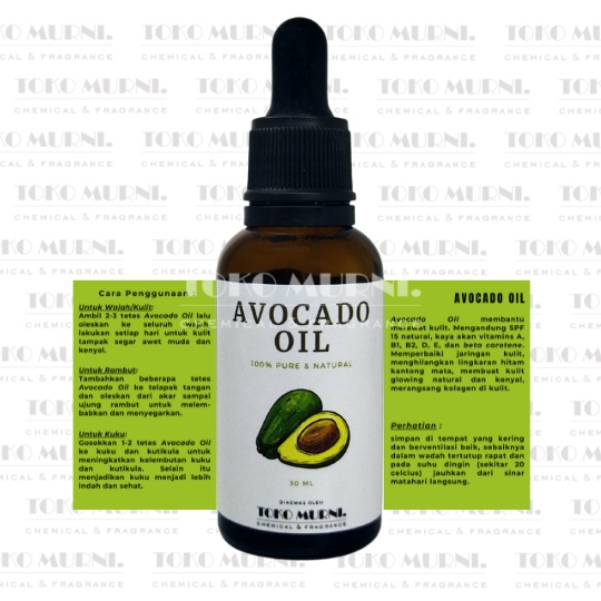 Avocado Oil | Minyak Alpukat | Carrier Oil 30ml