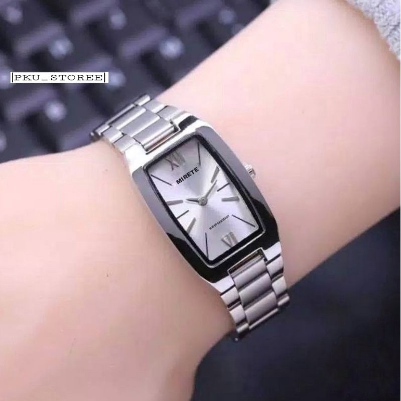 COD✅JAM TANGAN WANITA MIRETE ORIGINAL_JAM TANGAN TAHAN AIR_JAM TANGAN ANTI AIR_JAM TANGAN SEGI EMPAT_COD JAM TANGAN WANITA TERBARU  MIRETE