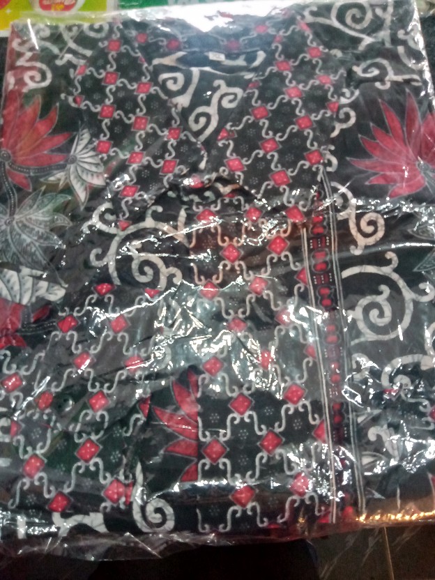 Kemeja Pria Lengan Panjang Motif Kembang Langit