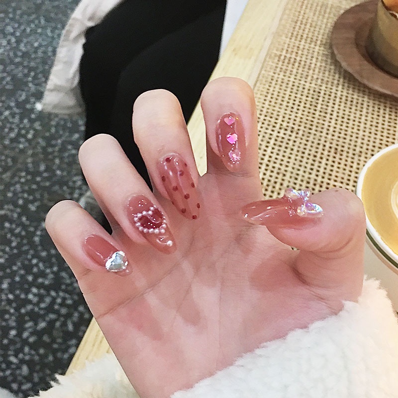 Albira Beauty - Kuku palsu 3D-24 pcs-nail art /false nails