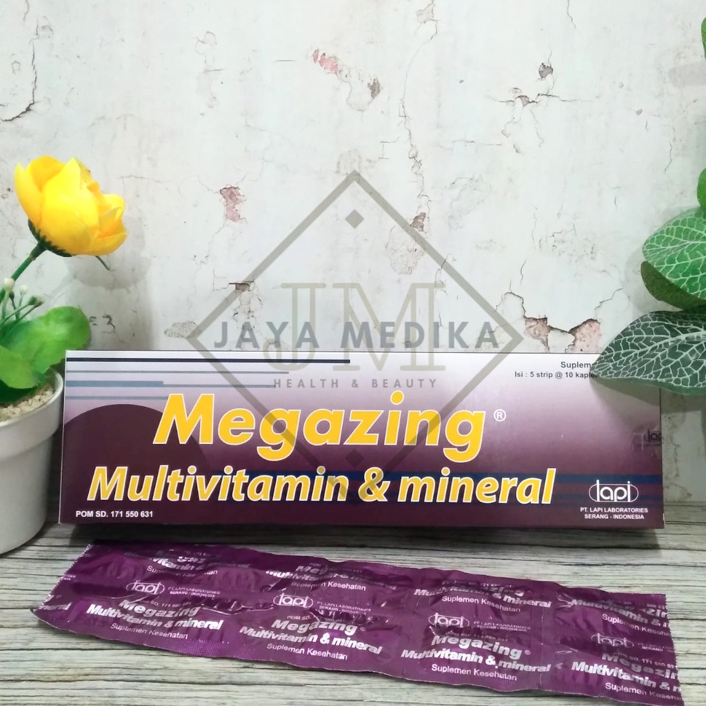 Megazing Multivitamin Setara Zegavit Per Strip Isi 10 Kaplet