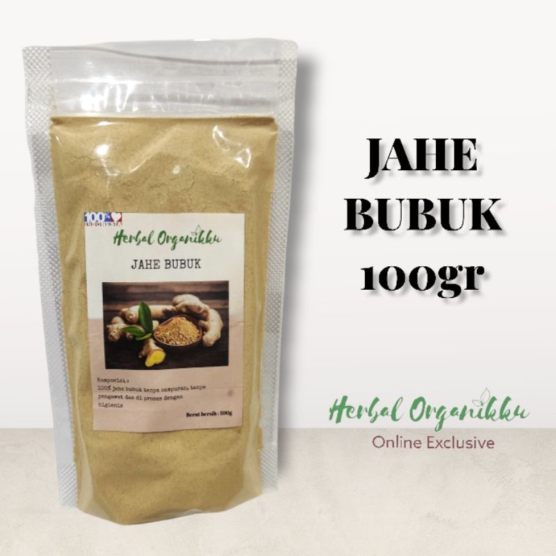 Jual Jahe Bubuk Murni Ginger Powder Gr Shopee Indonesia