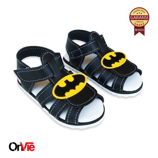 Sandal Sepatu Anak Laki-laki Motif Superhero | Sandal Bayi Kasual Onvie