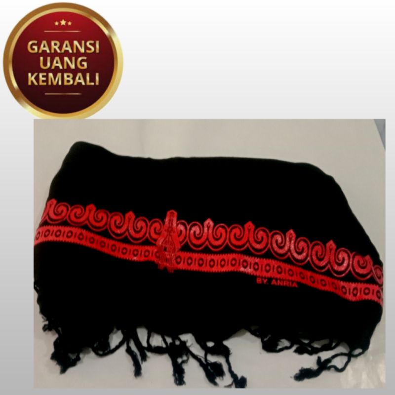 {COD} syal selendang tari selendang hitam /selendang toraja /aksesoris toraja-1