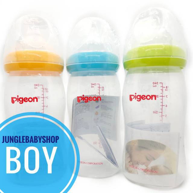 PIGEON Disney Botol Susu 240 ml PERISTALTIC PLUS Wide Neck 1pc