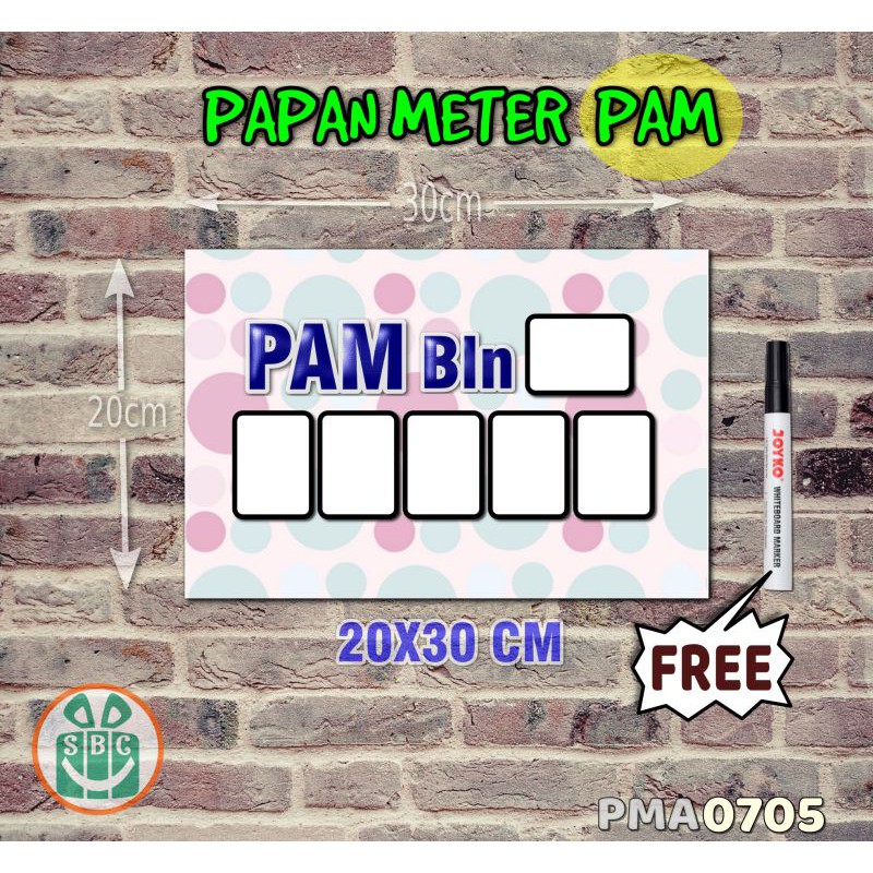 

Stokastik Papan Meter Listrik PLN PAM motif Unik - Pastel 05